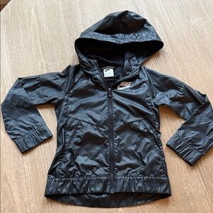 Nike Black Hooded Windbreaker